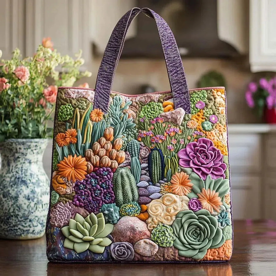 Bolsa Artesanal - Jardín de Suculentas