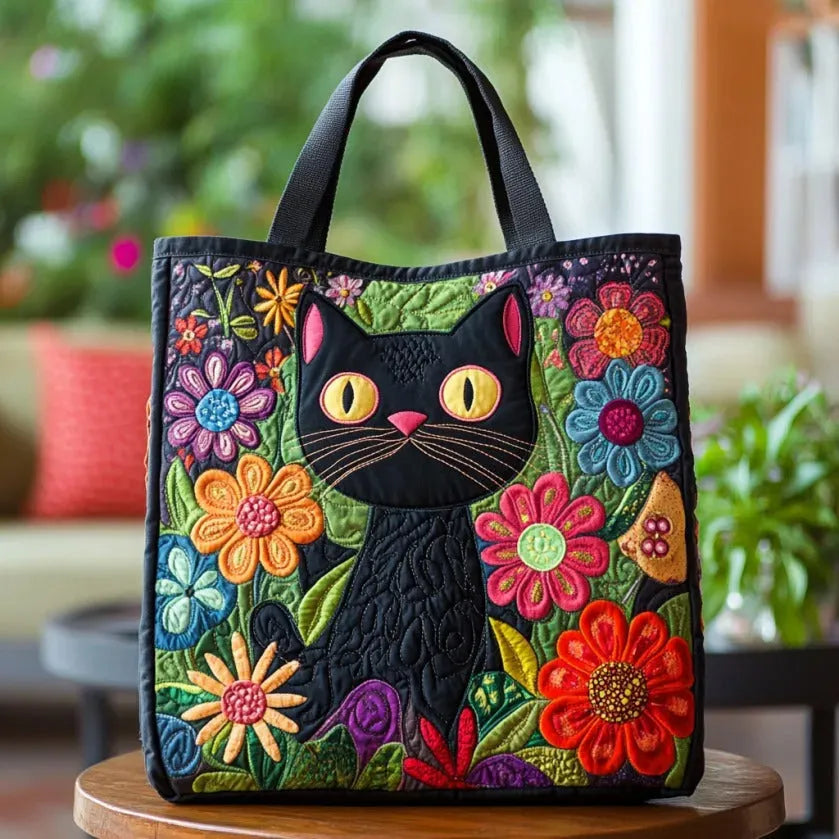 Bolso Acolchado - Gato Negro Encantado