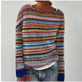 Christina | Jersey de punto vintage con motivo de isla