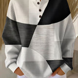 Carmen | Jersey patchwork en negro y blanco