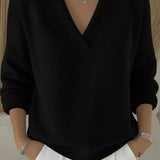 Violeta | Jersey Holgado con Cuello de Pico