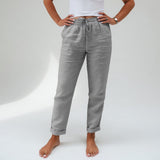 Albertine™ — Pantalón 100% algodón fluido, confort natural