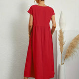 Gabrielle™ — Vestido midi fluido, elegancia atemporal