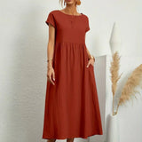 Gabrielle™ — Vestido midi fluido, elegancia atemporal