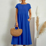 Gabrielle™ — Vestido midi fluido, elegancia atemporal