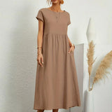 Gabrielle™ — Vestido midi fluido, elegancia atemporal