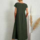 Gabrielle™ — Vestido midi fluido, elegancia atemporal