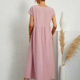 Gabrielle™ — Vestido midi fluido, elegancia atemporal