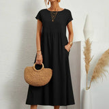 Gabrielle™ — Vestido midi fluido, elegancia atemporal