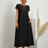 Gabrielle™ — Vestido midi fluido, elegancia atemporal