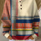Silvia | Jersey con rayas y bloques de color
