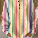 Nuria | Jersey con rayas verticales de colores