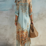 Lorna | Vestido Camisero Mediterráneo