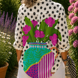 Amara | Blusa Jarrón en Flor