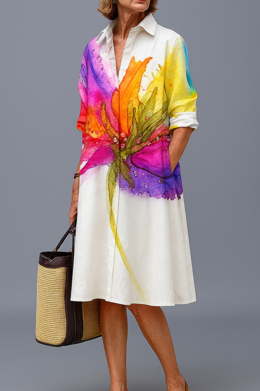 Lydia | Vestido midi cuidado y estiloso