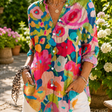 Deliane | Blusa Artística Vibrante