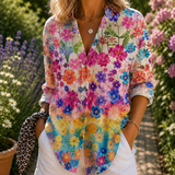 Valeria | Blusa Artística Vibrante