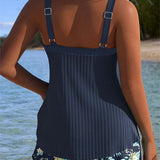 Laura | Tankini a Rayas con Short de Playa