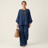 Amaya | Conjunto Boho en Mezcla de Lino