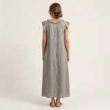 Josefina | Vestido Maxi con Escote en V y Volantes