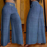 Évelyne™ — Pantalón ancho de tiro alto moldeador