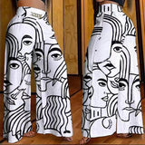 Évelyne™ — Pantalón ancho de tiro alto moldeador