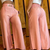 Évelyne™ — Pantalón ancho de tiro alto moldeador