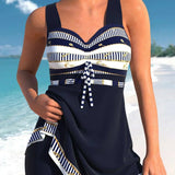 Marbella | Vestido de baño con falda que cubre el vientre
